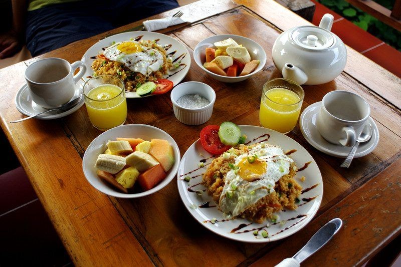 Custom or Indonesian Breakfast