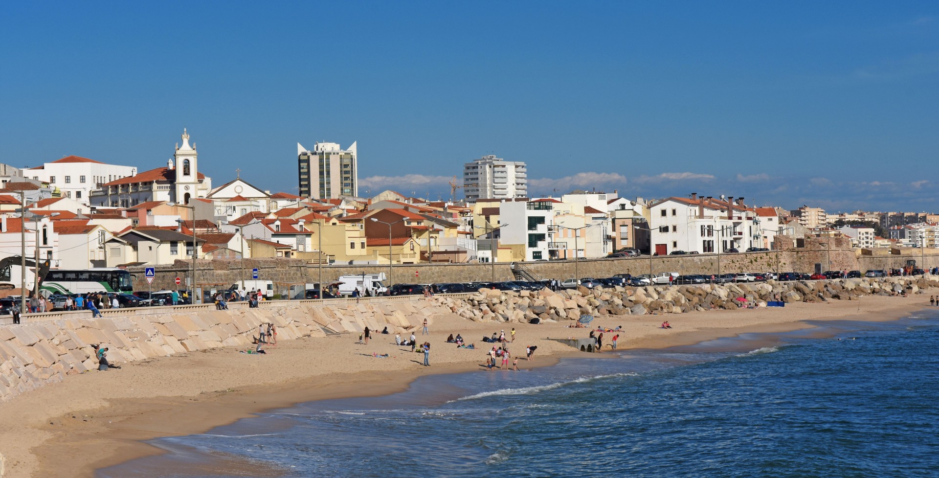 Village and  Beach Buarcos, Figueira da Foz, Portugal
